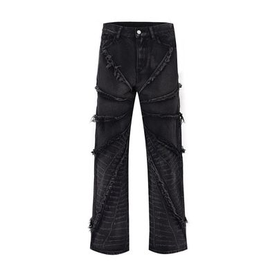 Baghi Jeans da uomo in XMAMLON RTS con Zip Placket Fly Opening e Damage Blue