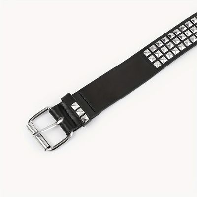 cintura unisex western con stile ordinario larghezza 2-4cm cintura di ferro rivetta design punk