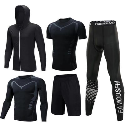 Adulti Pantaloni da allenamento stretti Costumi sportivi da asciugatura rapida Abiti da corsa stampati Calze da corsa