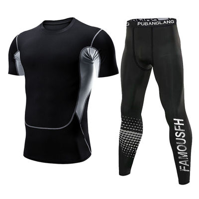 Adulti Pantaloni da allenamento stretti Costumi sportivi da asciugatura rapida Abiti da corsa stampati Calze da corsa