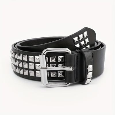 cintura unisex western con stile ordinario larghezza 2-4cm cintura di ferro rivetta design punk
