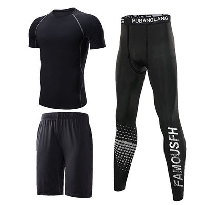 Adulti Pantaloni da allenamento stretti Costumi sportivi da asciugatura rapida Abiti da corsa stampati Calze da corsa