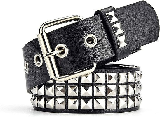cintura unisex western con stile ordinario larghezza 2-4cm cintura di ferro rivetta design punk