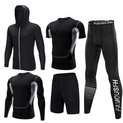 Adulti Pantaloni da allenamento stretti Costumi sportivi da asciugatura rapida Abiti da corsa stampati Calze da corsa