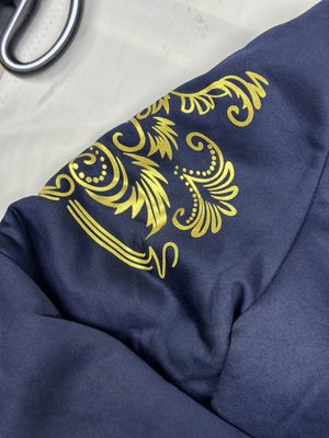100% poliestere maniche lunghe uomo spessito con cappuccio due pezzi set per sport invernali