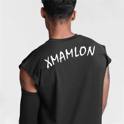 Unisex Grafica Stampa Digitale Gym Taglio Off Vesticolo senza maniche XMAMLON Custom OEM RTS
