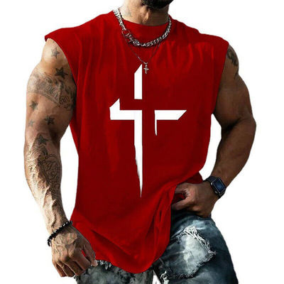 Unisex Grafica Stampa Digitale Gym Taglio Off Vesticolo senza maniche XMAMLON Custom OEM RTS
