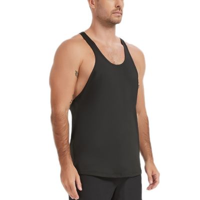 XMAMLON T-shirt per ginnastica su misura Giubbotti per uomini T-shirt grafico senza maniche Top di cotone