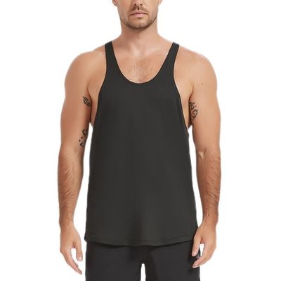 XMAMLON T-shirt per ginnastica su misura Giubbotti per uomini T-shirt grafico senza maniche Top di cotone