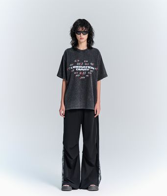 100% di cotone Uomini Donne T-shirt manica corta T-shirt DTG stampa a schermo Puff Acid lavato