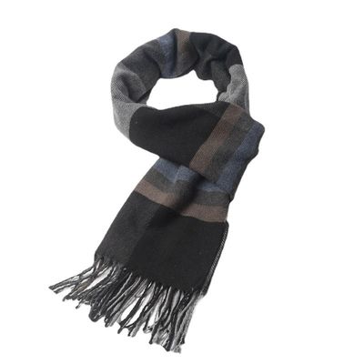 Scialle da calcio per tifosi Scarf Jacquard Custom Scarf invernale a maglia con disegno a quadri