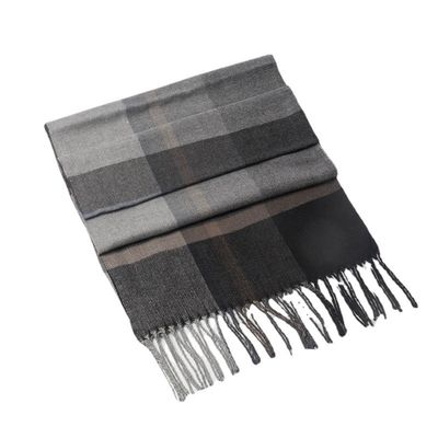 Scialle da calcio per tifosi Scarf Jacquard Custom Scarf invernale a maglia con disegno a quadri