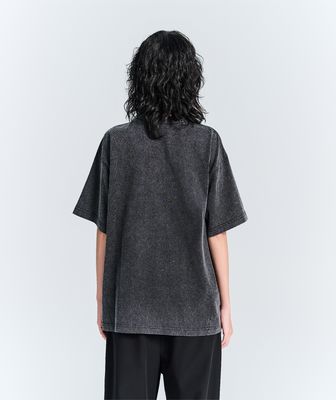 100% di cotone Uomini Donne T-shirt manica corta T-shirt DTG stampa a schermo Puff Acid lavato
