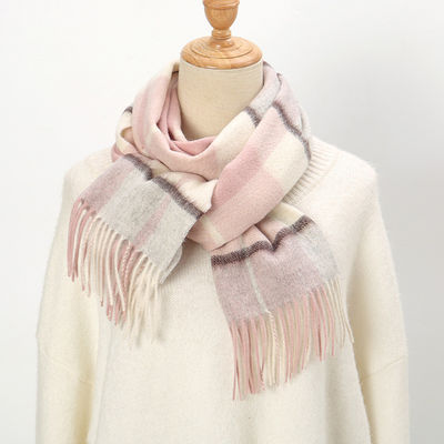 Caldaia per collo in cashmere per donne in lana calda tartana dalla Malesia