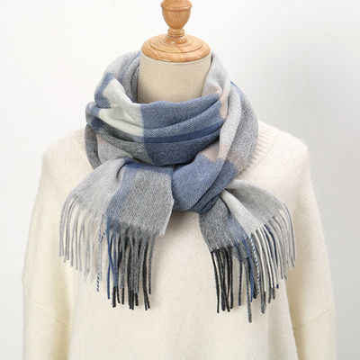 Caldaia per collo in cashmere per donne in lana calda tartana dalla Malesia