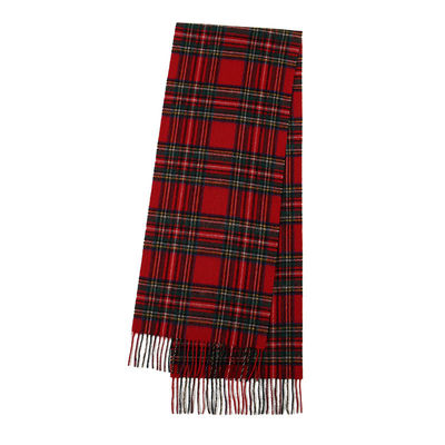 Caldaia per collo in cashmere per donne in lana calda tartana dalla Malesia