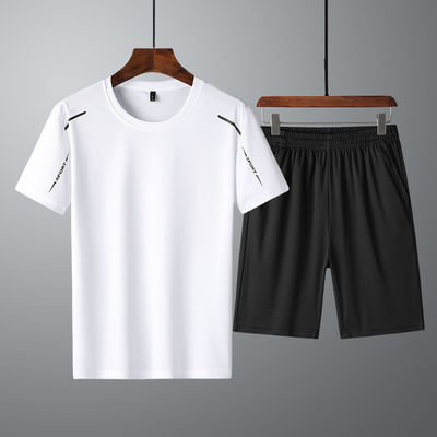 100% di poliestere per uomini Set traspirante veloce e secco T-shirt stile giacca per estate
