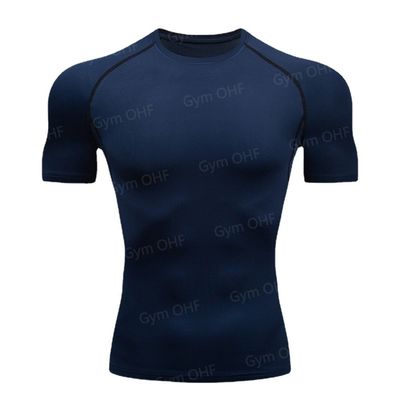 XMAMLON T-shirt da uomo a manica corta perfetto per allenamenti di compressione atletica