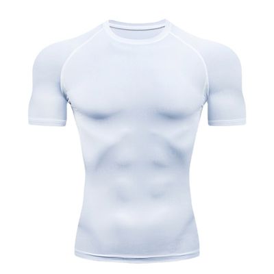 XMAMLON T-shirt da uomo a manica corta perfetto per allenamenti di compressione atletica