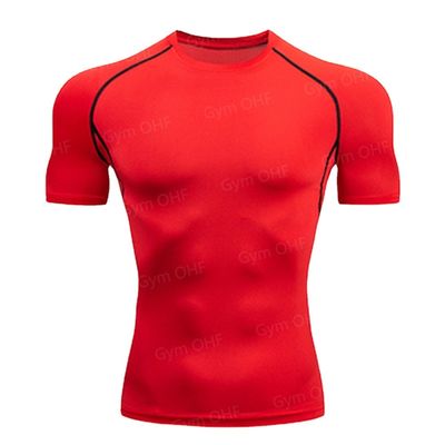 XMAMLON T-shirt da uomo a manica corta perfetto per allenamenti di compressione atletica