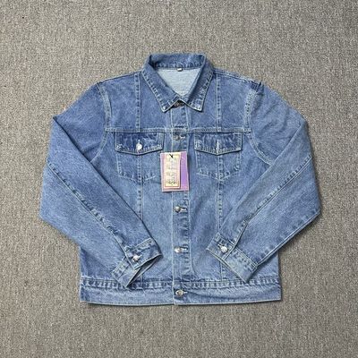 Abbigliamento da ginnastica da uomo con abbigliamento da 2 pezzi con tessuto denim