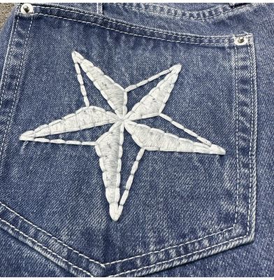 Abbigliamento da ginnastica da uomo con abbigliamento da 2 pezzi con tessuto denim