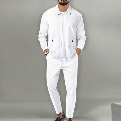 Trailsuit per uomini Fitness Sport Jogger Giacca con cerniera Due pezzi