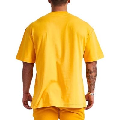 Summer Essential T-shirt maschile di grandi dimensioni in metodo di tessitura a maglia e modello di stampa