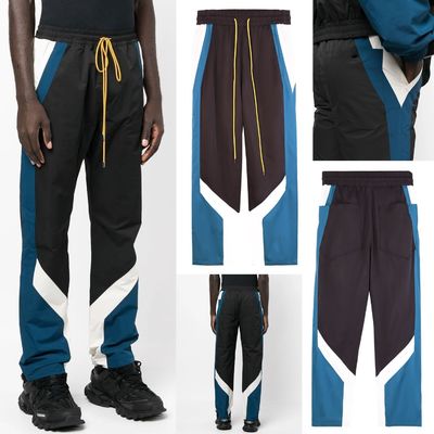 Primavera e autunno poliestere traspirante patchwork abbigliamento da strada abbigliamento da ginnastica per uomini