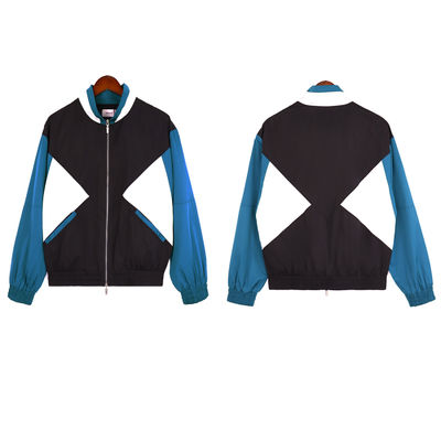 Primavera e autunno poliestere traspirante patchwork abbigliamento da strada abbigliamento da ginnastica per uomini