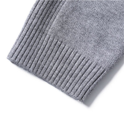 Pullover di colore solido di viscosa/cotone Pullover slim fit Turtle Neck per abbigliamento casual maschile