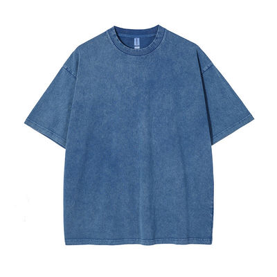XMAMLON RTS OEM Vintage 250G Streetwear oversized t-shirt da uomo da peso pesante