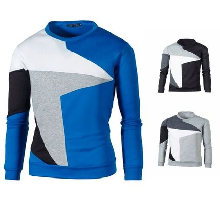 Comodo Windproof Pullover a manica lunga Pullover di velluto per moda casual maschile