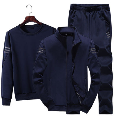Stile sportivo T-shirt e joggers abito da tre pezzi per sportivi