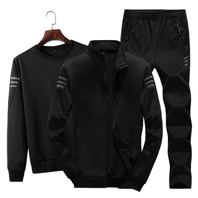 Stile sportivo T-shirt e joggers abito da tre pezzi per sportivi