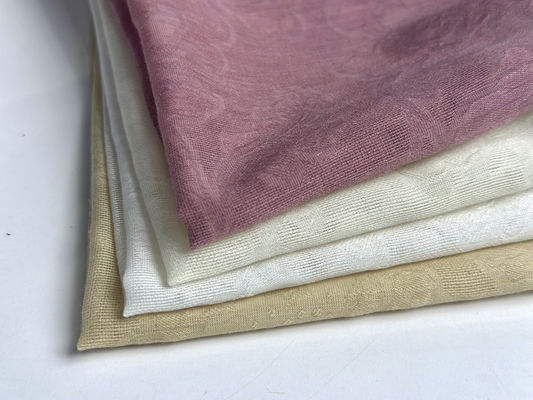 Tessuti di lana leggera e poliestere Jacquard colorati per abiti