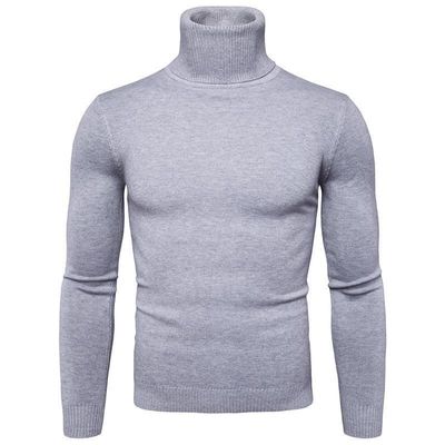 2022 Pullover maschile a colori solidi con due rivestimenti e elevata funzione di materiale elastico