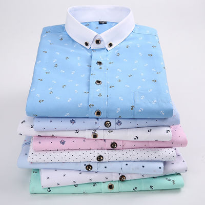Fibra di poliestere T-shirt con manica corta con stampa floreale estiva da uomo Disegno casual e giovanile
