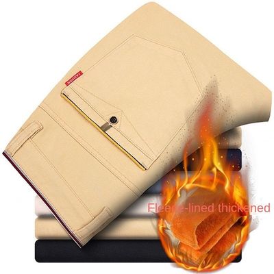 Pantaloni casual maschili 2023 in pantaloni a matita con apertura a mosca e placca a zip