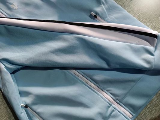Unisex Ricamo con cerniera da corsa Abbigliamento da strada Stampa a trasferimento di calore