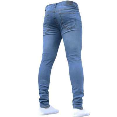 Supporto 7 giorni Tempismo di consegna Ordine campione Jeans da uomo rigidi Jeans a matita di colore massello Jeans a matita di denim