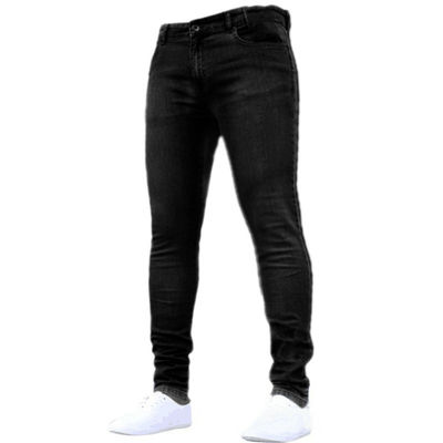 Supporto 7 giorni Tempismo di consegna Ordine campione Jeans da uomo rigidi Jeans a matita di colore massello Jeans a matita di denim