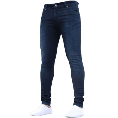 Supporto 7 giorni Tempismo di consegna Ordine campione Jeans da uomo rigidi Jeans a matita di colore massello Jeans a matita di denim