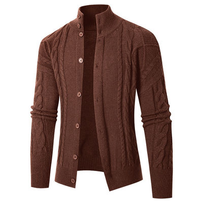 2024 Pullover da uomo con colletto da stand Cardigan Pullover da gioventù Pullover da decorazione