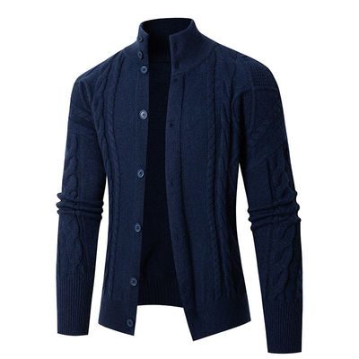 2024 Pullover da uomo con colletto da stand Cardigan Pullover da gioventù Pullover da decorazione