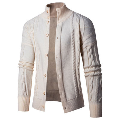 2024 Pullover da uomo con colletto da stand Cardigan Pullover da gioventù Pullover da decorazione