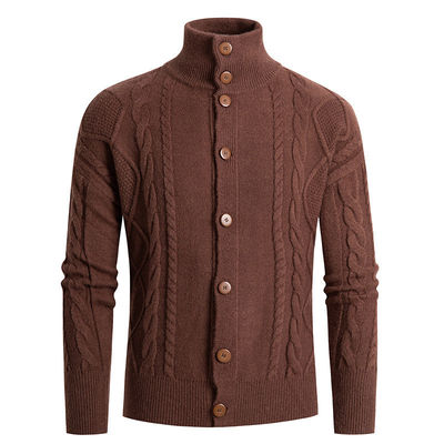 2024 Pullover da uomo con colletto da stand Cardigan Pullover da gioventù Pullover da decorazione