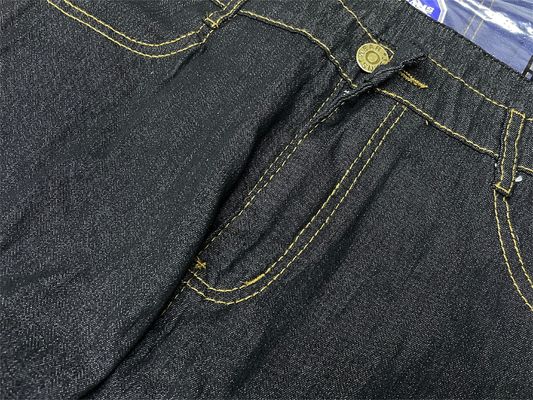 Spessore stretch jeans maschile tubo rigido sciolto cintura alta taglia più lavaggio casual lavaggio sabbia