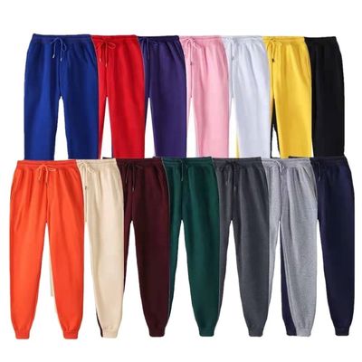Stagione invernale Custom 220g Colore solido con pellicce Sweatpants Unisex Sport per il tempo libero