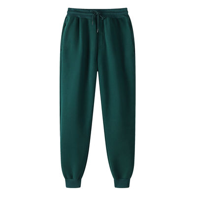 Stagione invernale Custom 220g Colore solido con pellicce Sweatpants Unisex Sport per il tempo libero